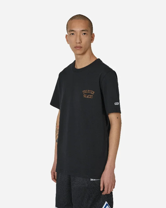 Men's printed Hawaiian t - shirts for tropical vacationsQuartersnacks T-Shirt Black