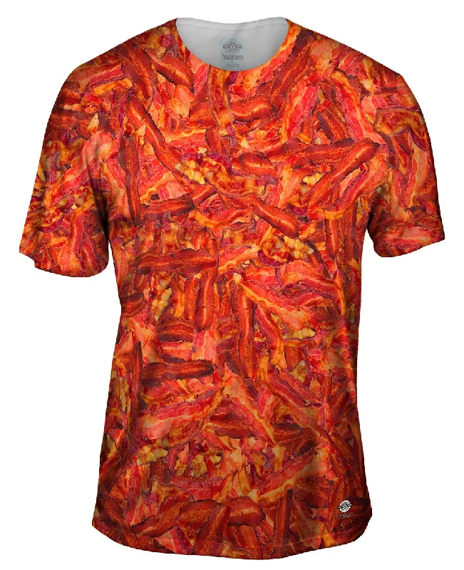 Men's tie - dye t - shirts with a bohemian styleCrispy Bacon Jumbo