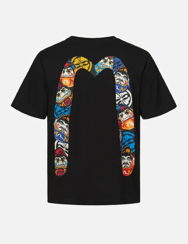 Men's thermal t - shirts with a high - neck design for cold weatherDaruma Daicock Print T-Shirt