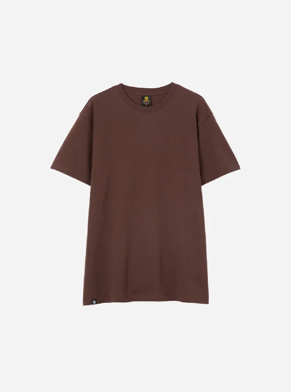 Men's v - neck muscle t - shirts for a body - building aestheticEveryday Eel Adult's Chocolate T-Shirt