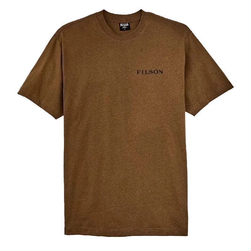 Men's organic cotton crew - neck t - shirts for everyday comfortFilson Frontier Graphic T-Shirt Gold Ochre / Deer