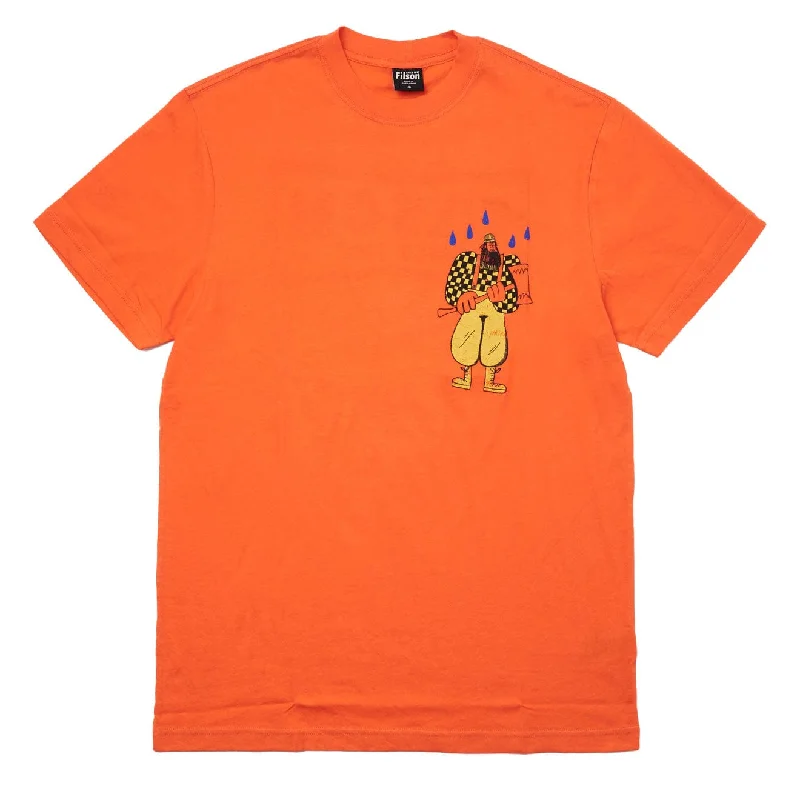 Men's antimicrobial t - shirts for odor - free freshness during travelFilson S/S Ranger Graphic T-Shirt Blaze / Lumberjack