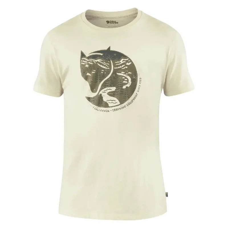 Men's plus - size pocket t - shirts with a classic lookFjallraven Arctic Fox T-Shirt Chalk White