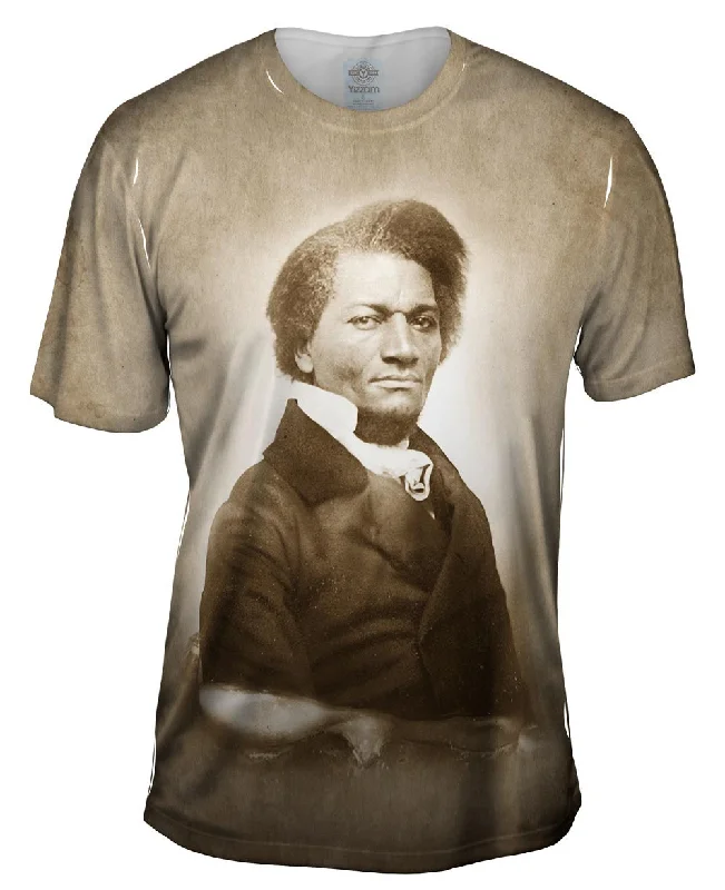 Men's organic cotton crew - neck t - shirts for everyday comfortFrederick Douglass
