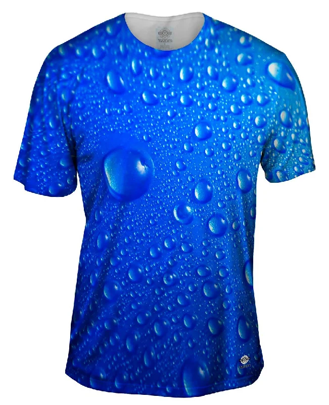 Men's slim - fit graphic t - shirts with vintage rock band printsFull Of Rain Drops
