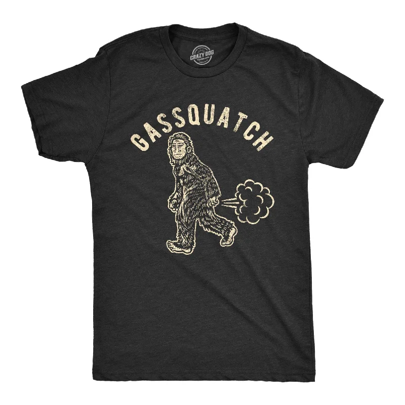Men's ribbed t - shirts with a textured finish for added styleGassquatch Men's T Shirt