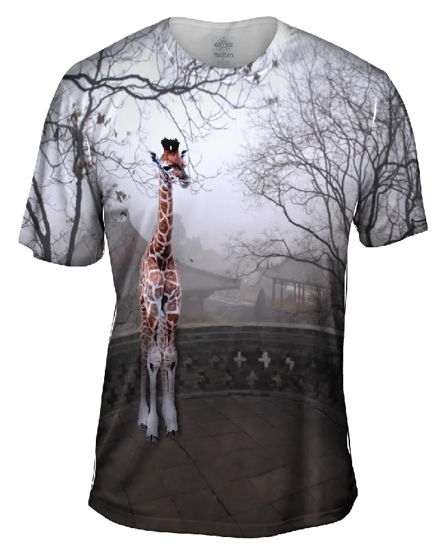 Men's long - sleeve henley t - shirts with button - down placketsGiraffe China