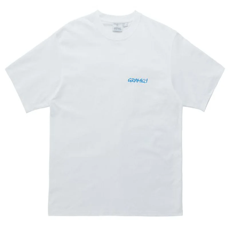 Men's antimicrobial t - shirts for odor - free freshness during travelGramicci Carabiner Tee White