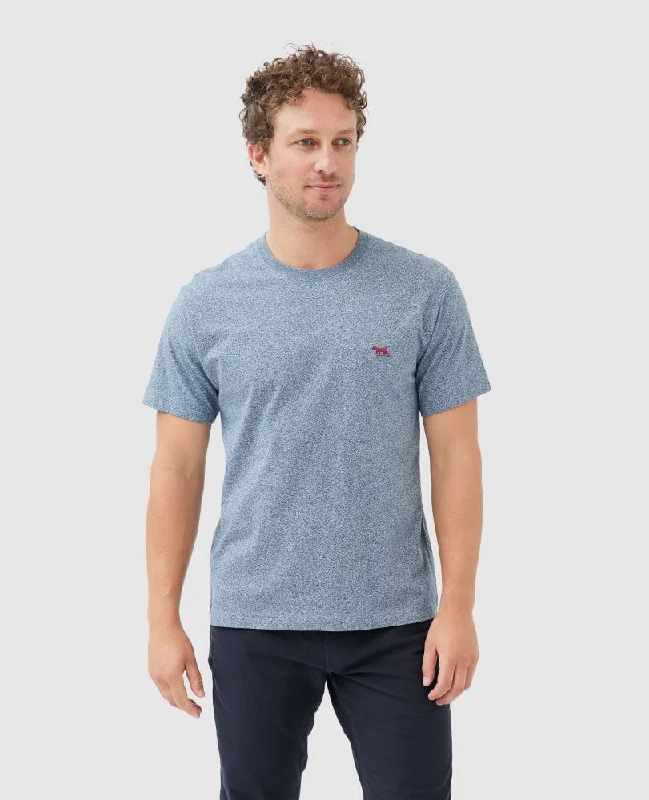 Men's polo t - shirts with a contrast collar for a preppy lookRodd & Gunn - The Gunn T-Shirt - Denim