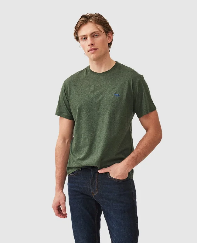 Men's long - sleeve henley t - shirts with button - down placketsRodd & Gunn - The Gunn T-Shirt - Hunter Green