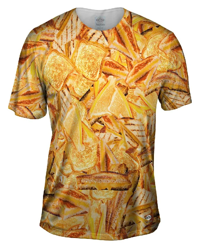 Men's antimicrobial t - shirts for odor - free freshness during travelHot Grilled Cheese