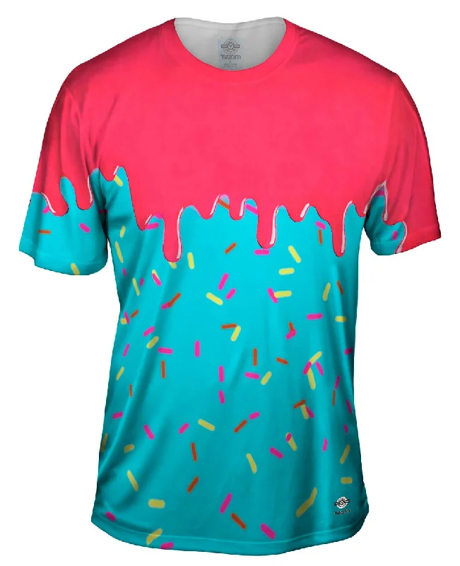 Men's moisture - wicking athletic t - shirts for intense workoutsI See Ice Cream Sprinkles