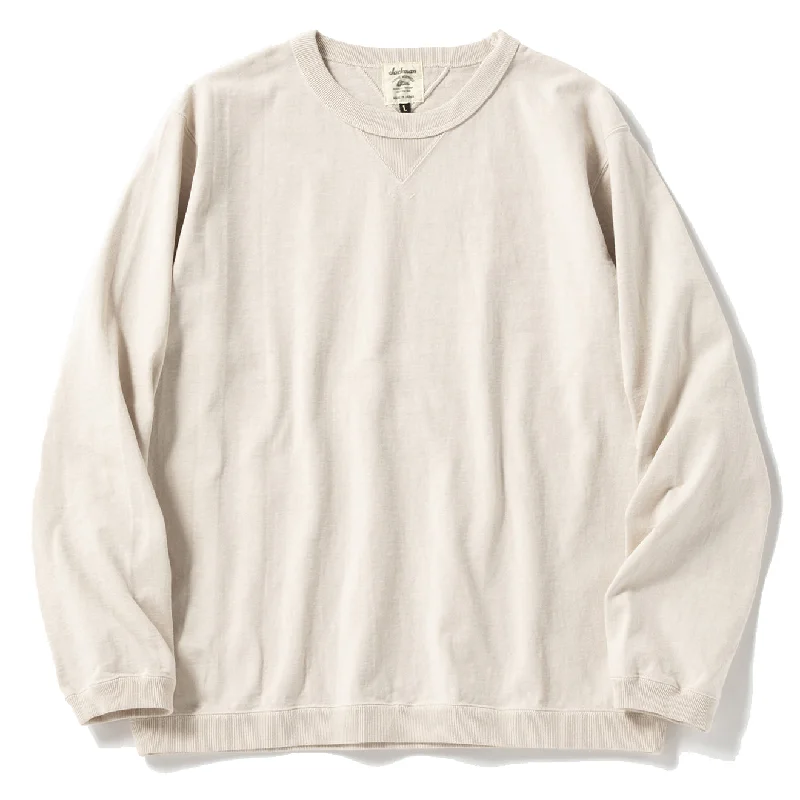 Men's eco - friendly recycled t - shirts for sustainable fashion choicesJackman Dotsume Rib L/S T-Shirt Birch