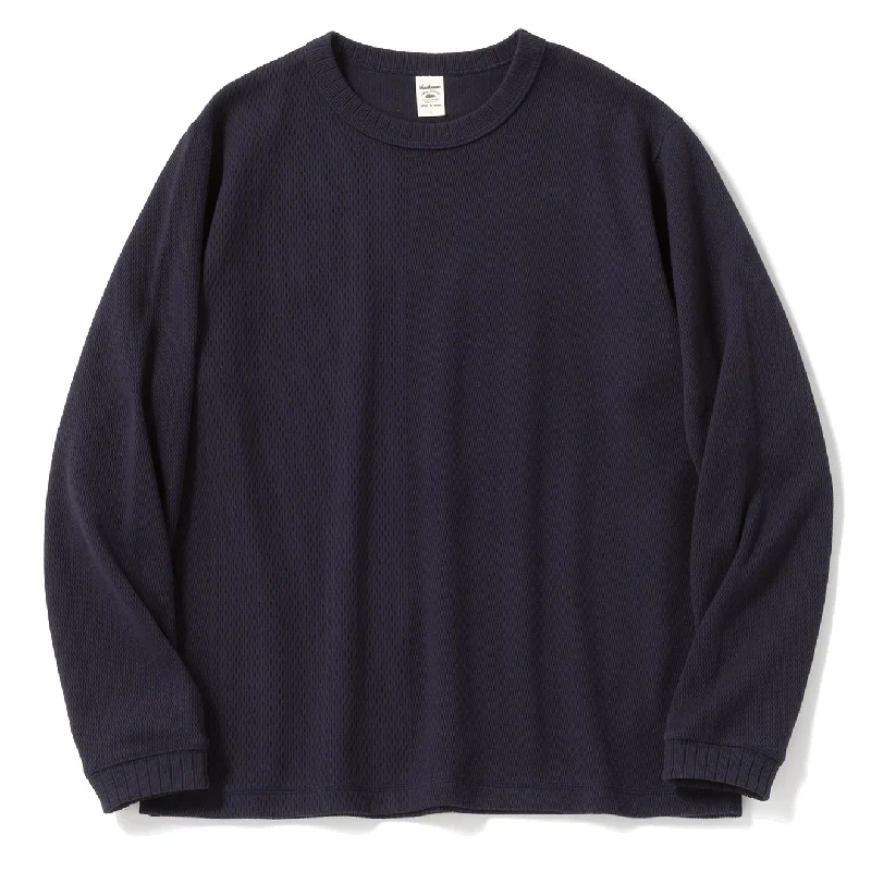 Men's button - front t - shirts with a unique artistic printJackman L/S Thermal T-Shirt Dark Navy