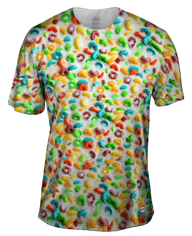 Men's printed Hawaiian t - shirts for tropical vacationsMilk And Cereal