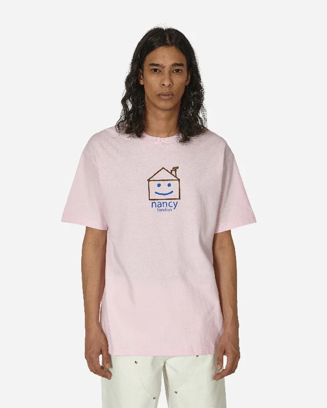 Men's thermal t - shirts with a high - neck design for cold weatherLondon T-Shirt Pink