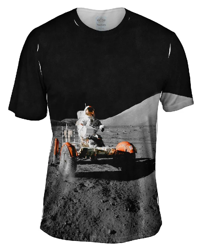Men's moisture - wicking athletic t - shirts for intense workoutsNASA Apollo 17 Lunar Roving Vehicle