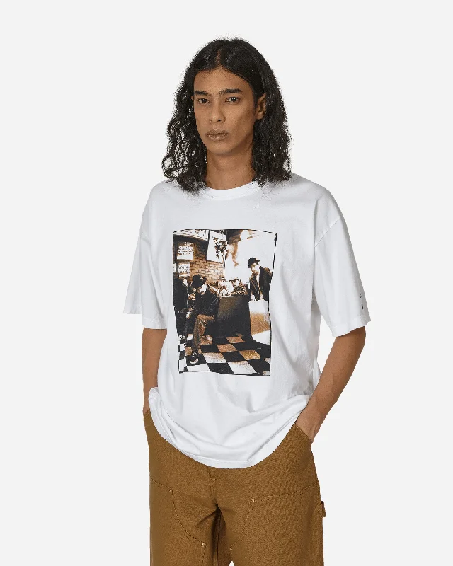 Men's long - sleeve henley t - shirts with button - down placketsLordz Of Brooklyn SS-2 T-Shirt White
