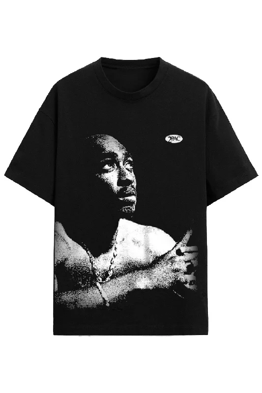 Men's organic cotton crew - neck t - shirts for everyday comfortOfficial 2pac Oversized T-shirt