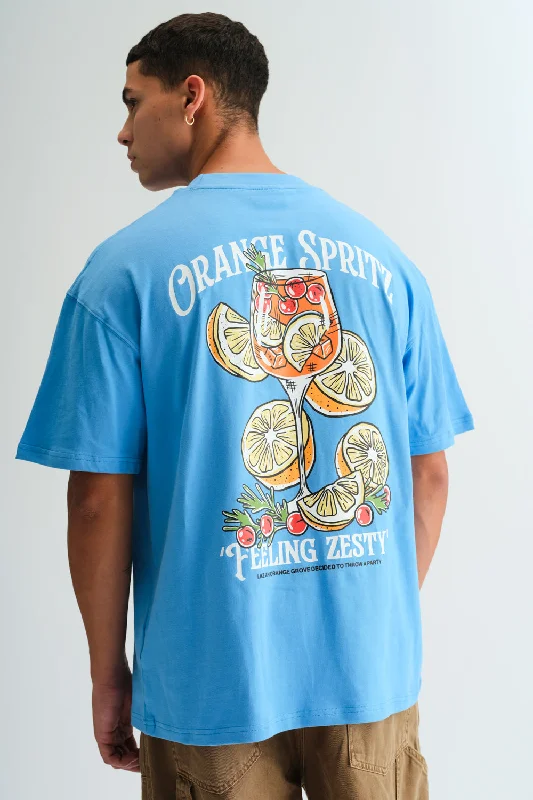 Men's plus - size pocket t - shirts with a classic lookOrange Spritz Oversized T-shirt
