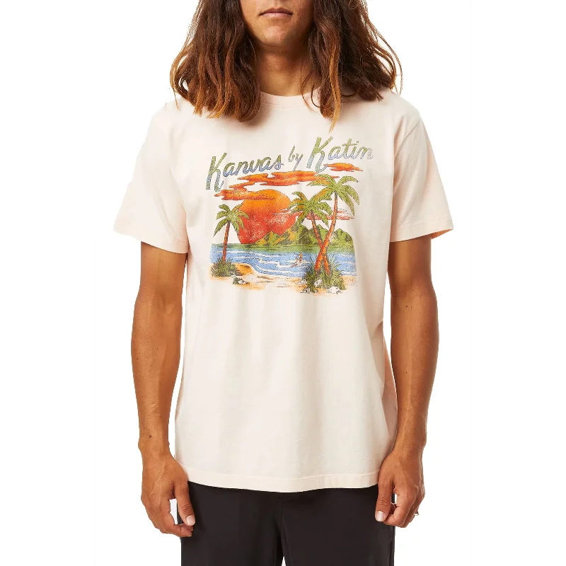 Men's mock - neck t - shirts with a modern and sleek styleParadise Front S/S Tee