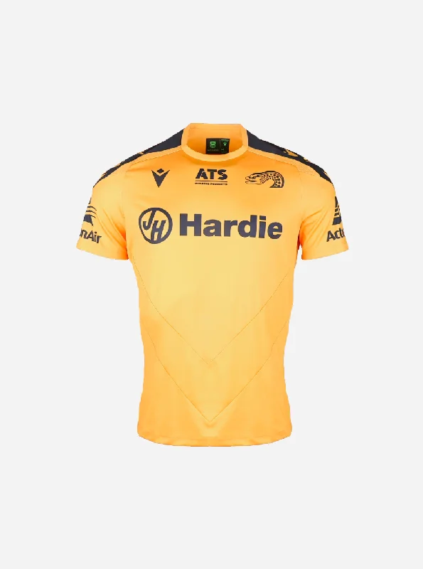Men's antimicrobial t - shirts for odor - free freshness during travelParramatta Eels 2025 Player Training T-Shirt - Gold