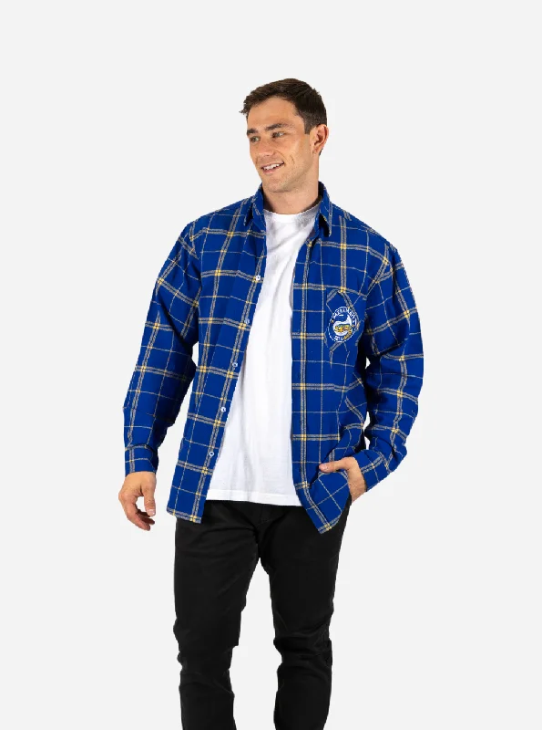 Men's slim - fit graphic t - shirts with vintage rock band printsParramatta Eels Mustang Flannel Shirt