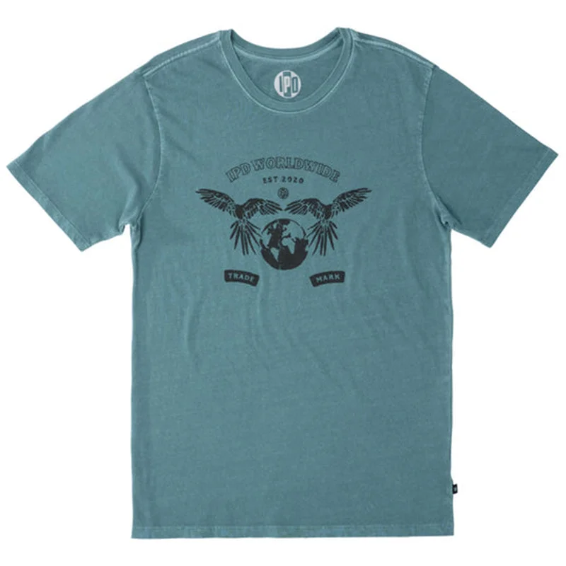 Men's lightweight performance t - shirts for running marathonsPARROT WORLDWIDE WASHED S/S TEE