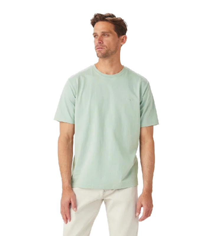 Men's distressed denim - look t - shirts with a rugged appealR.M.Williams - Parson T-Shirt - Mint