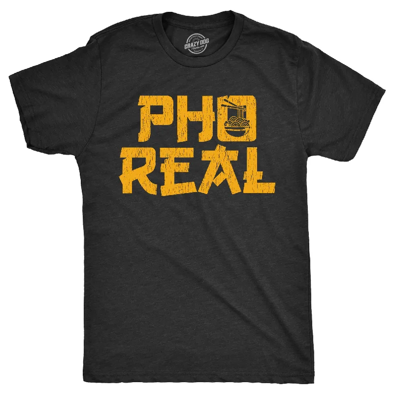 Men's antimicrobial t - shirts for odor - free freshness during travelPho Real Men's T Shirt