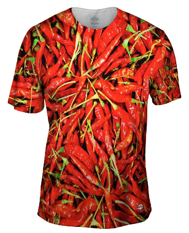 Men's polo t - shirts with a contrast collar for a preppy lookRed Hot Chili Peppers