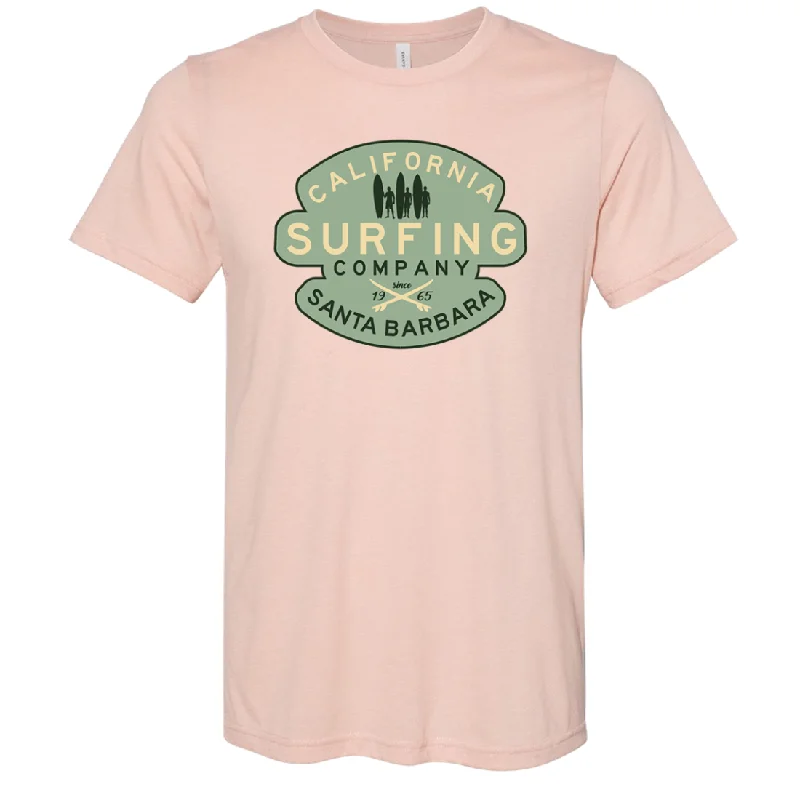 Men's lightweight performance t - shirts for running marathonsSanta Barbara Surfing Company Asst Colors Sueded Tee