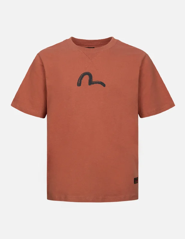 Men's antimicrobial t - shirts for odor - free freshness during travelSeagull Print T-Shirt