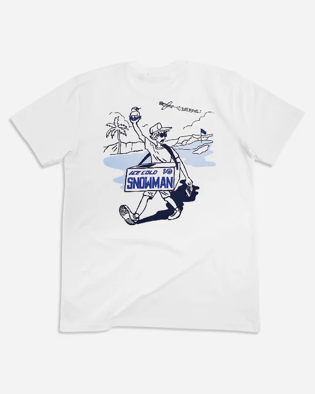 Men's ribbed t - shirts with a textured finish for added styleSnowman Graphic Tee