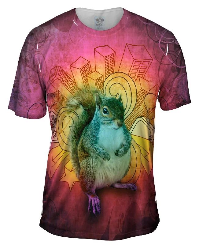 Men's lightweight performance t - shirts for running marathonsSwag Squirrel