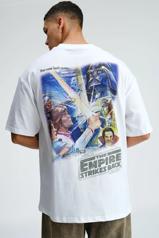 Men's thermal t - shirts with a high - neck design for cold weatherThe Empire Strike Back Oversized T-shirt