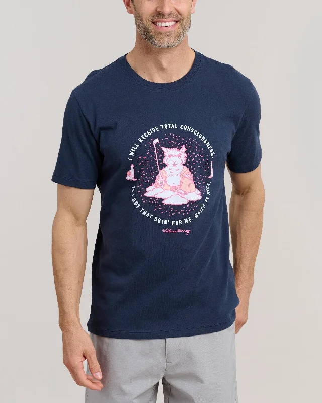 Men's polo t - shirts with a contrast collar for a preppy lookThe Llama T-Shirt