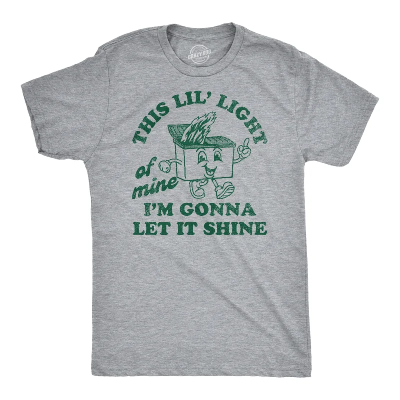 Men's moisture - wicking athletic t - shirts for intense workoutsThis Lil Light Of Mine Im Gonna Let It Shine Men's T Shirt