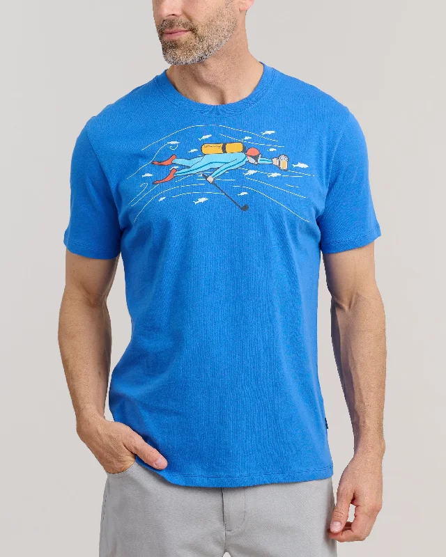 Men's organic cotton crew - neck t - shirts for everyday comfortScuba Steve T-Shirt