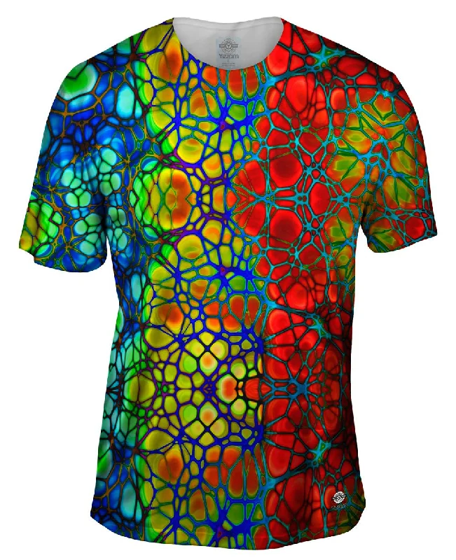 Men's organic cotton crew - neck t - shirts for everyday comfortTrippy Trip Train
