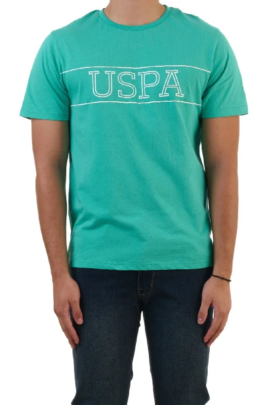 Men's thermal t - shirts with a high - neck design for cold weatherU.S. Polo Assn. Men's T-Shirt with USPA printed logo