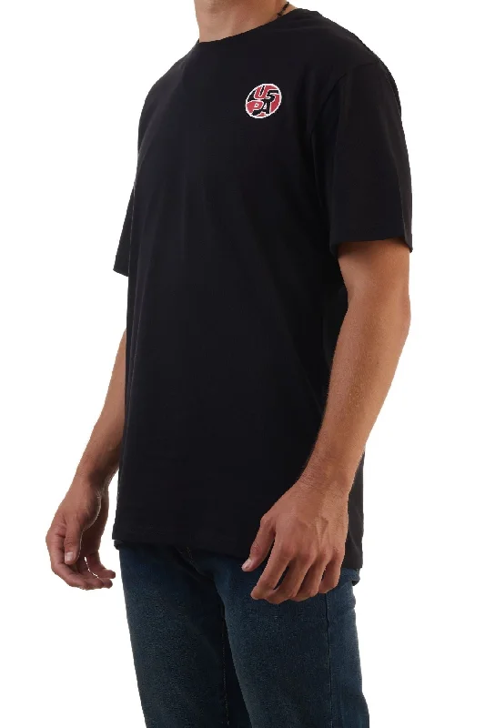 Men's organic cotton crew - neck t - shirts for everyday comfortU.S. Polo Assn. Men's T-Shirt with Front and Back printed logo
