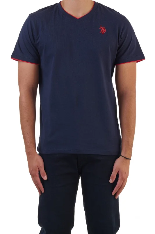 Men's plus - size pocket t - shirts with a classic lookU.S. Polo Assn. Men's V-Neck T-Shirt