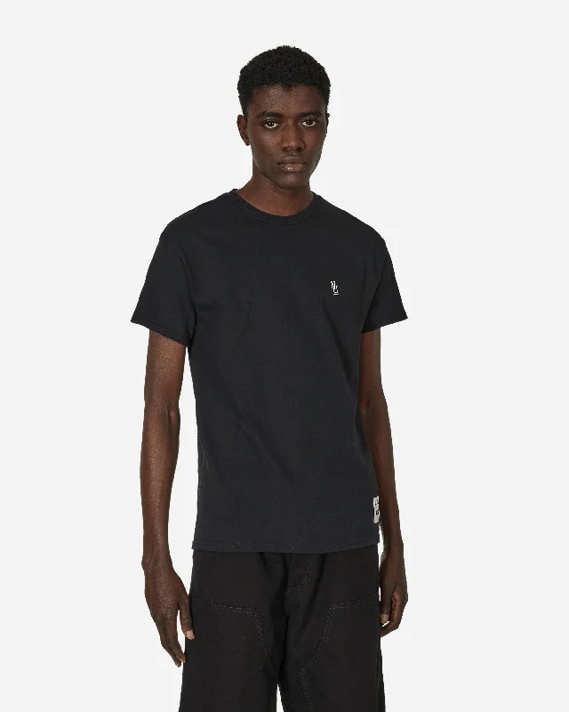 Men's short - sleeve linen t - shirts for summer beach outingsnonnative OZISM 2 T-Shirt Black