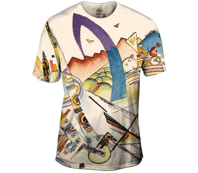 Men's plus - size pocket t - shirts with a classic lookUntitled 1922 - The Flood - Kandinsky