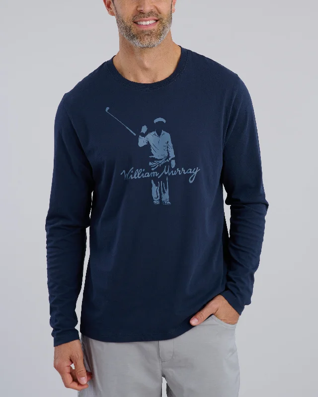 Men's button - front t - shirts with a unique artistic printWM ZFG Long Sleeve T-Shirt