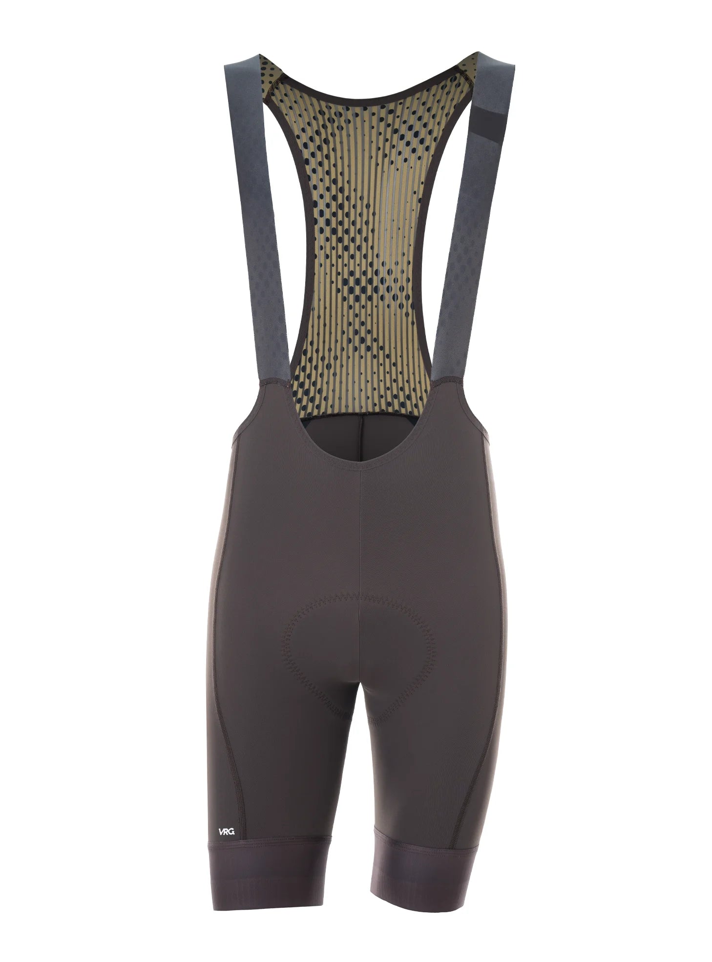 Men's button - fly denim work shorts for durability on the job   309 VRG BIB SHORT CHOCOLATE - MEN