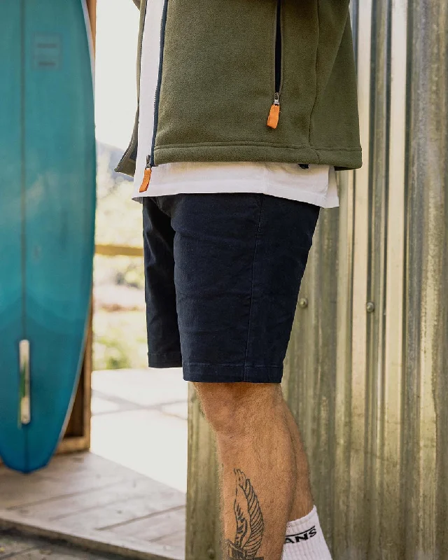Men's high - waisted swim shorts with UPF protection for beach vacations   365 Organic Cotton Short - Deep Navy