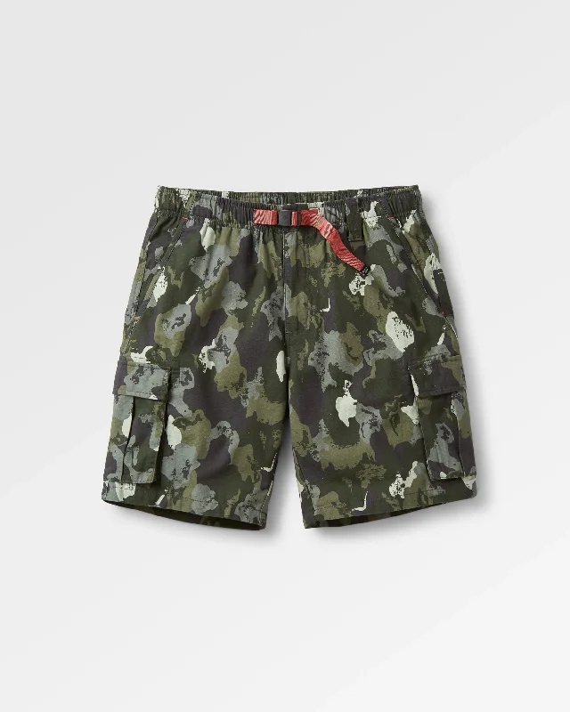 Men's flat - front chino shorts for semi - formal summer events   Adventurer Cargo Short - Sycamore Khaki Camo
