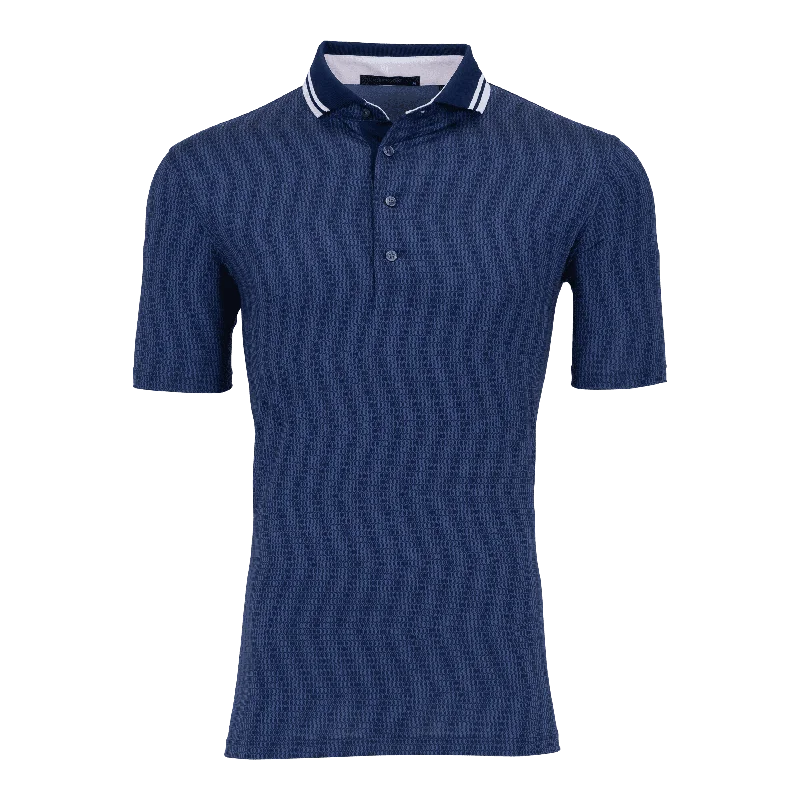 Men's color - block polo shirts with a bold fashion statementAs The Waves Glow Polo